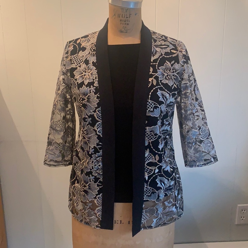 Alex evenings and Chicos top.